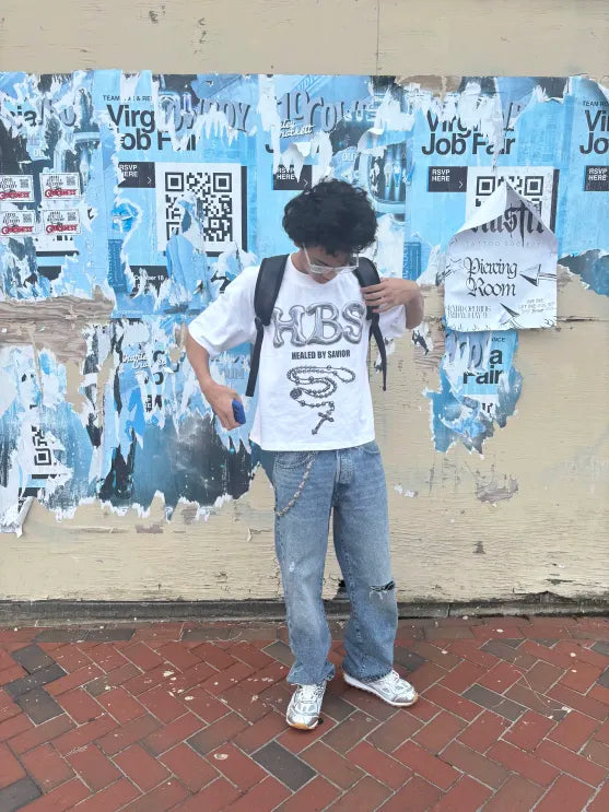 "Healed By Savior" Tee